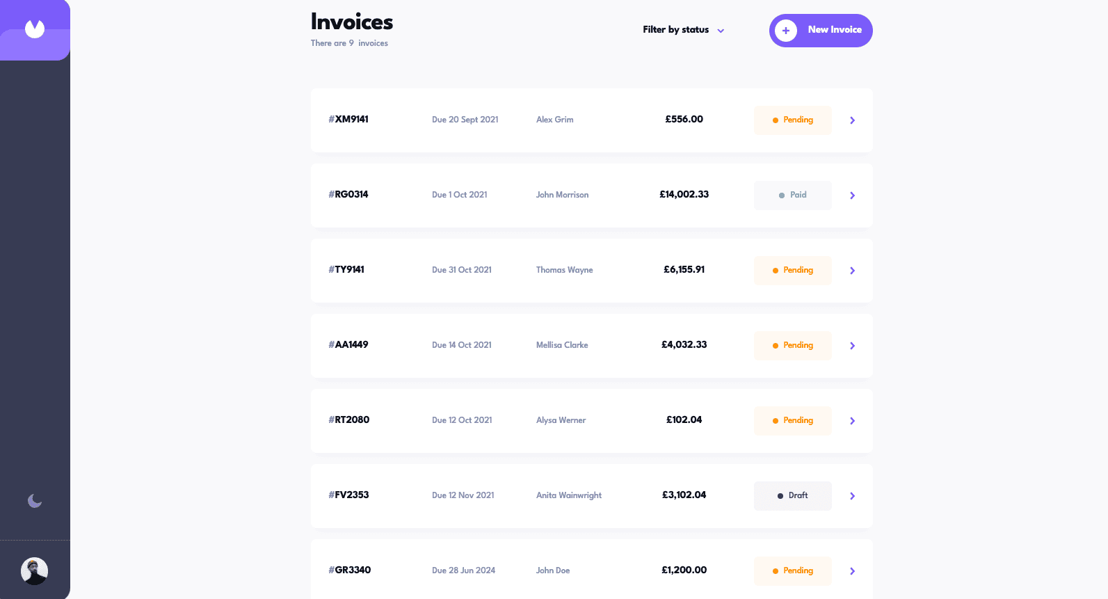 Streamlining Invoice Management App